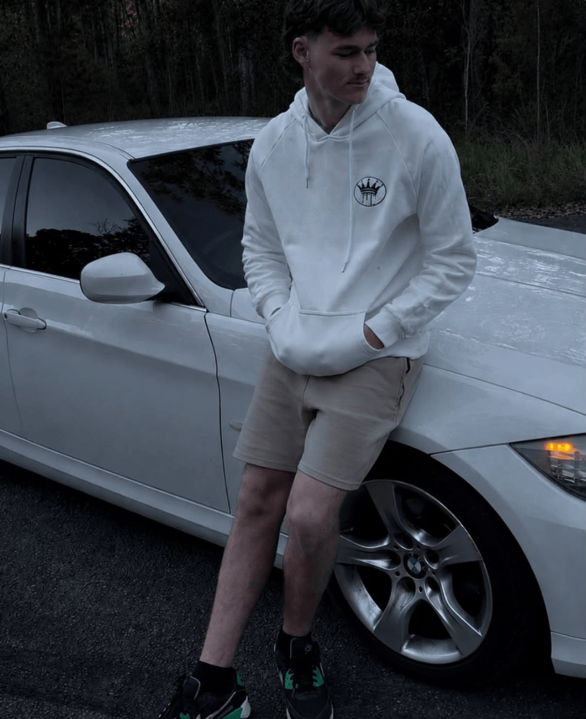 LIMITED EDITION White & Black Suffer to Conquer Hoodie